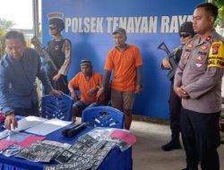 Foto Residivis Ditangkap Polsek Tenayan Raya, Kapolsek: Sudah 25 Kali Beraksi