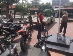 Foto Sepekan, 80 Unit Sepeda Motor Diamankan Satlantas Polresta Pekanbaru