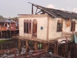 Foto Tujuh Orang Terluka Akibat Angin Puting Beliung di Batam