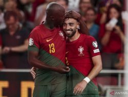 Foto Portugal Jebol Gawang Luxemburg 9-0