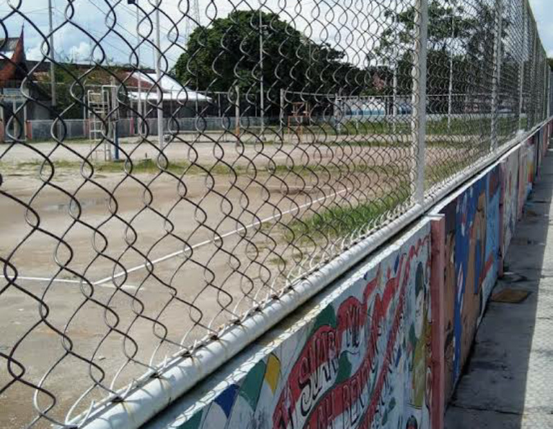 Foto Di GOR Agus Salim, Anak Sekolah Latihan Volly Harus Bayar Rp 7, 5 Juta