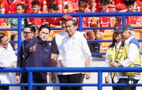 Foto Kedekatan dan Pujian Jokowi ke Ketum PSSI Berpotensi akan Makin Menaikkan Elektabilitas