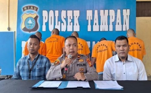 Foto Maling Motor di Pekanbaru dan Dijual ke Aceh, Kawanan Curanmor Ditangkap