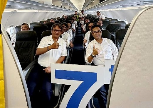 Foto Dukung Konektivitas Domestik Pelita Air Hadirkan Pesawat ke-7 Airbus A320