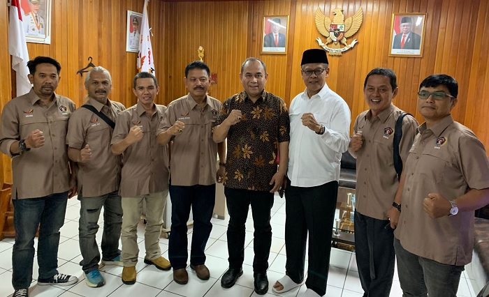 Foto Ketum KONI Sumbar Dukung Sumbar Tuan Rumah Porwanas 2024