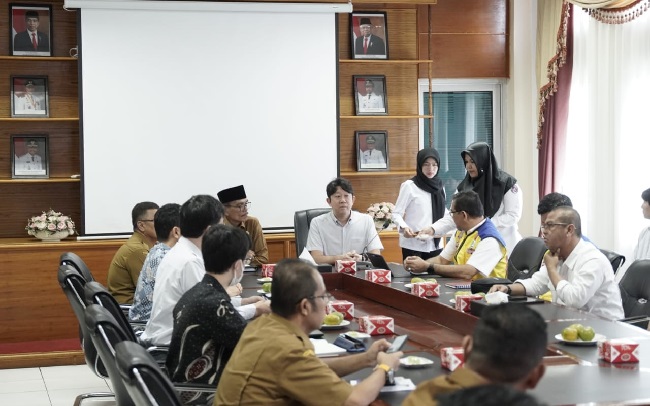 Foto JICA Temui Bupati, Tol Pekanbaru-Padang Dikebut Sampai Sarilamak 50 Kota