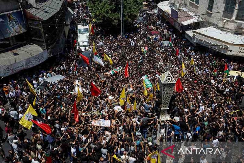 Foto Serangan Israel Hancurkan 80 Persen Rumah, 12 Warga Palestina Tewas