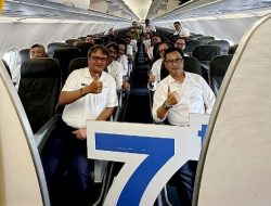 Foto Dukung Konektivitas Domestik Pelita Air Hadirkan Pesawat ke-7 Airbus A320