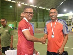 Foto HUT ke-65 Pengambilalihan Pabrik, Semen Padang Gelar One Day Tennis Competition