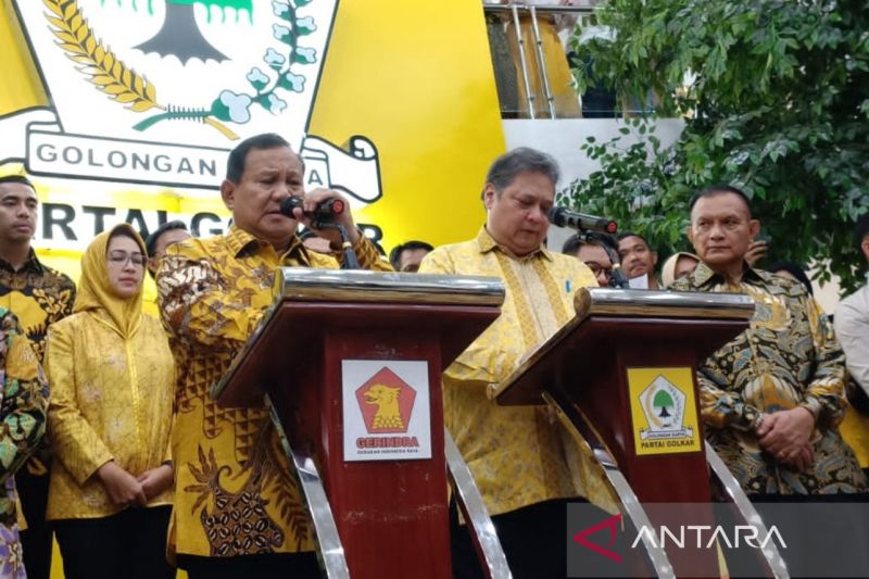 Foto Prabowo Tanggapi Santai Kabar Muhaimin Jadi Cawapres Anies