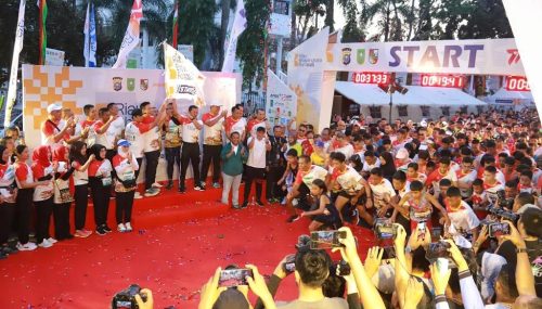 Foto Riau Bhayangkara Run Sukses, Pelari Sumbar Kuasai Podium