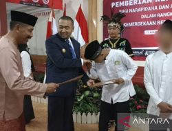 Foto 3.334 Narapidana di Sumbar Peroleh Remisi HUT RI