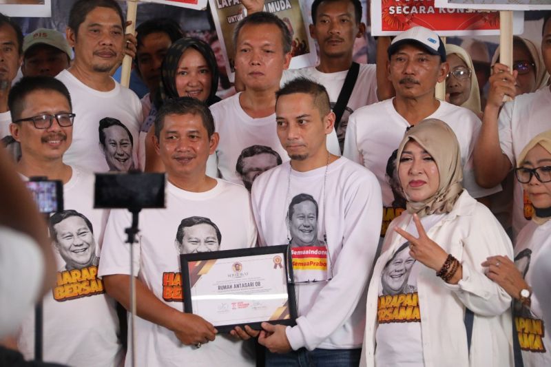 Foto Rumah Antasari 08 Deklarasi Dukung Prabowo