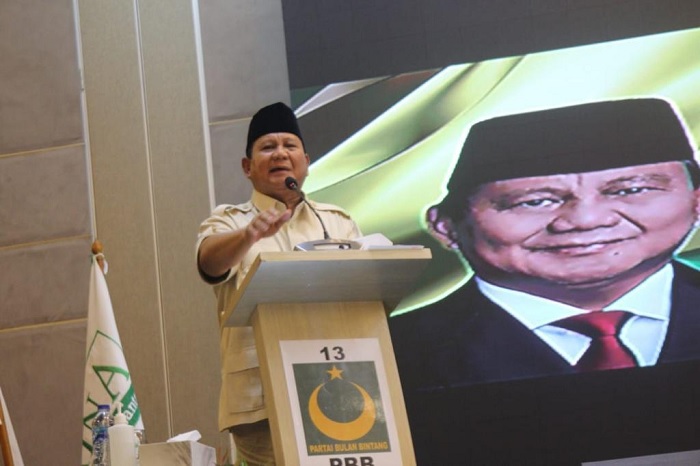 Foto Prabowo Ingatkan Politikus Jangan Suka Lompat-lompat