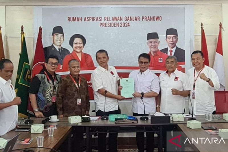 Foto Relawan Projo Resmi Gabung Tim Pemenangan Ganjar Pranowo