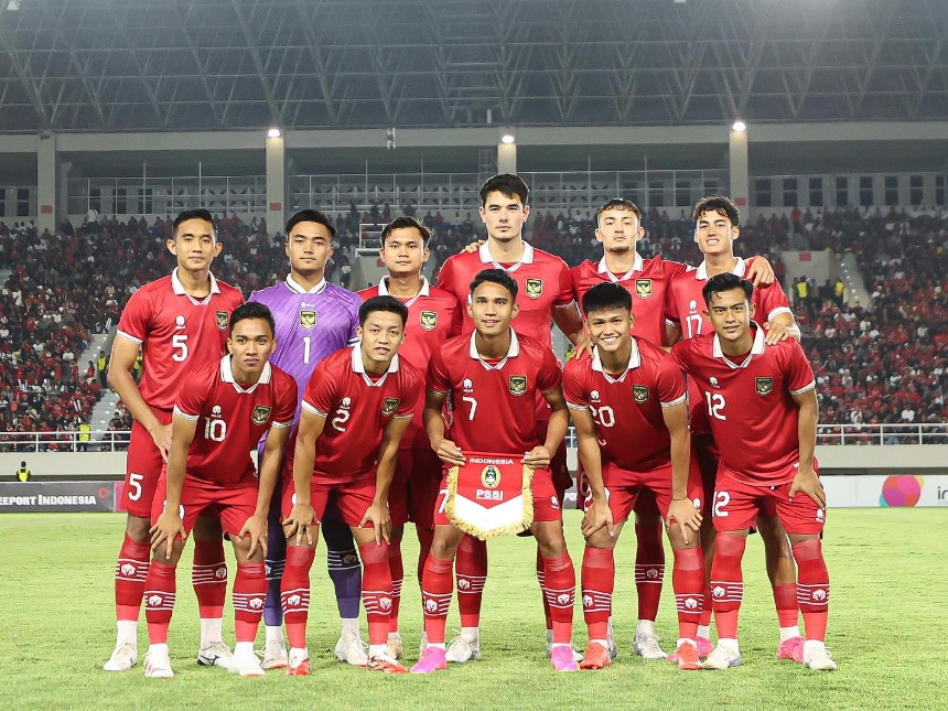 Foto Cetak Sejarah, Indonesia Lolos ke Putaran Final Piala Asia