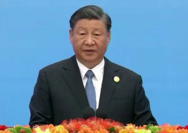Foto PRESIDEN JOKOWI HADIRI BELT AND ROAD FORUM, Presiden Xi Jinping Umumkan Delapan Langkah Kerjasama Tiongkok