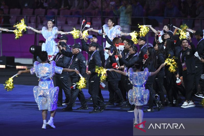 Foto Asian Games Hangzhou Ditutup, Sampai Jumpa di Aichi-Nagoya