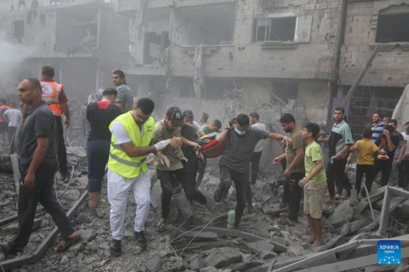 Foto Israel Bom Rumah Sakit, 500 Orang Meninggal