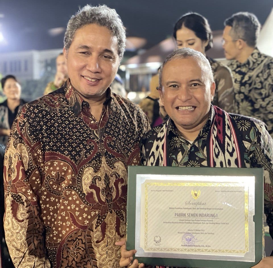 Foto Pabrik Indarung I Terima Sertifikat Cagar Budaya Peringkat Nasional dari Kemendikbudristek