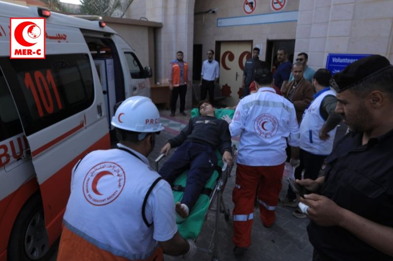 Foto MER-C Berhasil Salurkan Bantuan Tahap Awal di Gaza