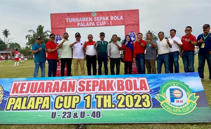 Foto Palapa Cup Dimulai, Tuan Rumah Unggul 1-0 di Laga Perdana