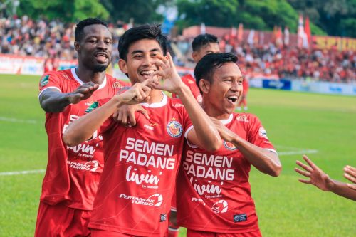 Foto Taklukan Sriwijaya FC, Semen Padang FC Kunci Tiket 12 Besar