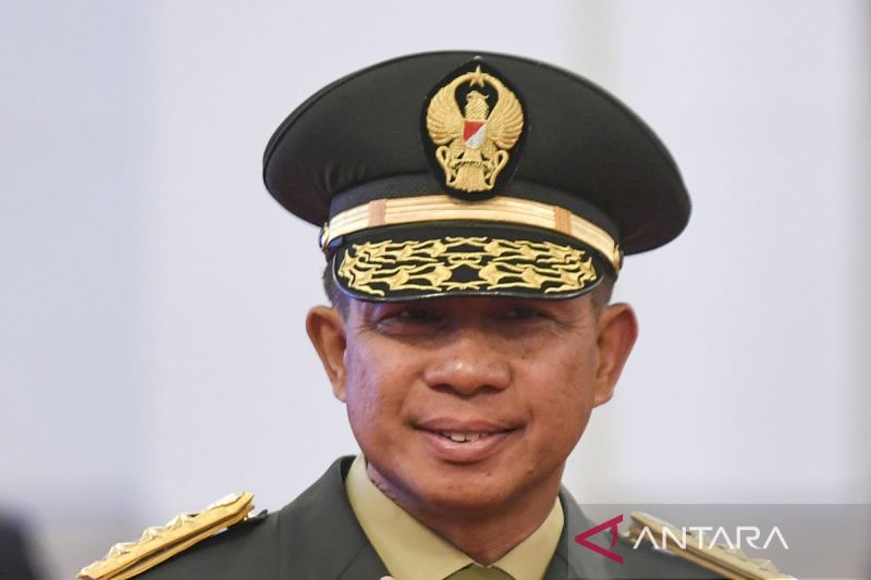 Foto Calon Panglima Jenderal Agus Subiyanto Jalani Uji Kelayakan di DPR