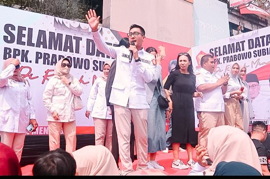 Foto Rachmad Wijaya Yakin Prabowo-Gibran Menang Satu Putaran usai Debat Capres