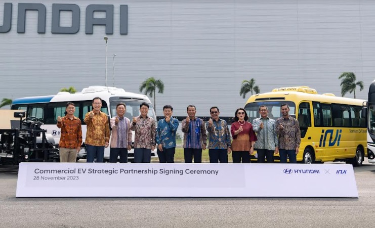 Foto Hyundai Motor Company dan INVI Tandatangani Kemitraan Strategis untuk Kendaraan Listrik Komersial