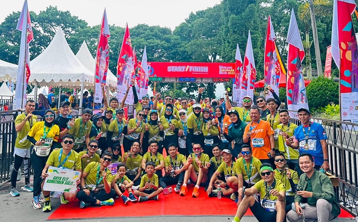 Foto Karambia Runner Hijaukan Minang Geopark 2023