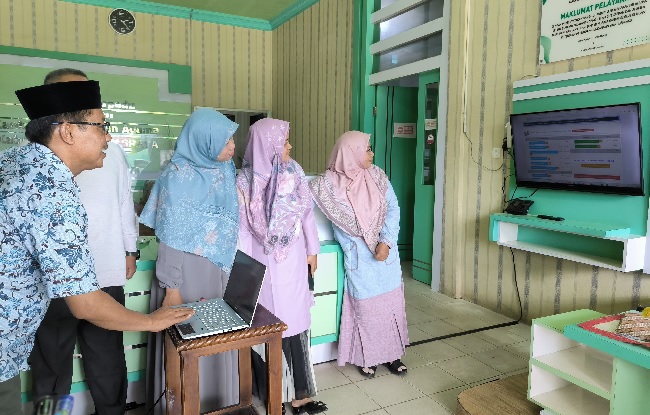 Foto Ukur Zona Integritas, Kemenag Dharmasraya Submit Aplikasi PMPZI