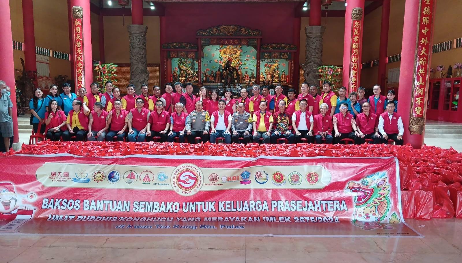 Foto Kapolresta Pekanbaru Ajak Warga Tionghoa Sukseskan Pemilu 2024