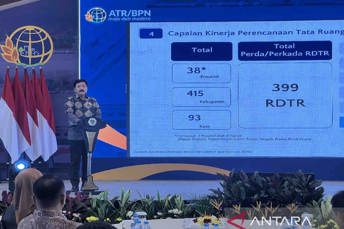 Foto Menteri ATR Minta Perda RDTR Kecepatannya Ditingkatkan untuk Tarik Modal Asing ke RI