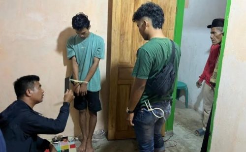 Foto Satresnarkoba Polres Agam Tangkap Pengedar Sabu di Sago Manggopoh