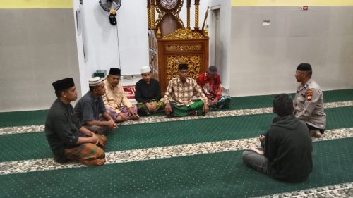 Foto Polsek Rumbai Pesisir Ajak Tokoh Agama dan Masyarakat Ciptakan Pemilu Damai 2024