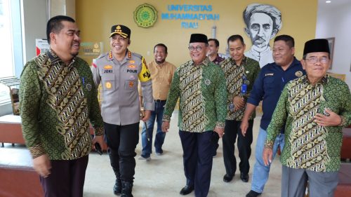 Foto Dialog Muhammadiyah-Polresta Pekanbaru: Pemilu Damai, Kita Bertanggung Jawab