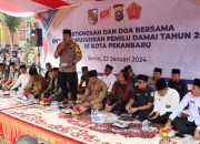 Foto Polresta Pekanbaru dan Pemko Gelar Istighosah dan Doa Bersama Wujudkan Pemilu Damai