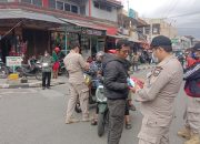 Foto Marapi Meletus Lagi, Pemko Padang Panjang Bagikan Masker