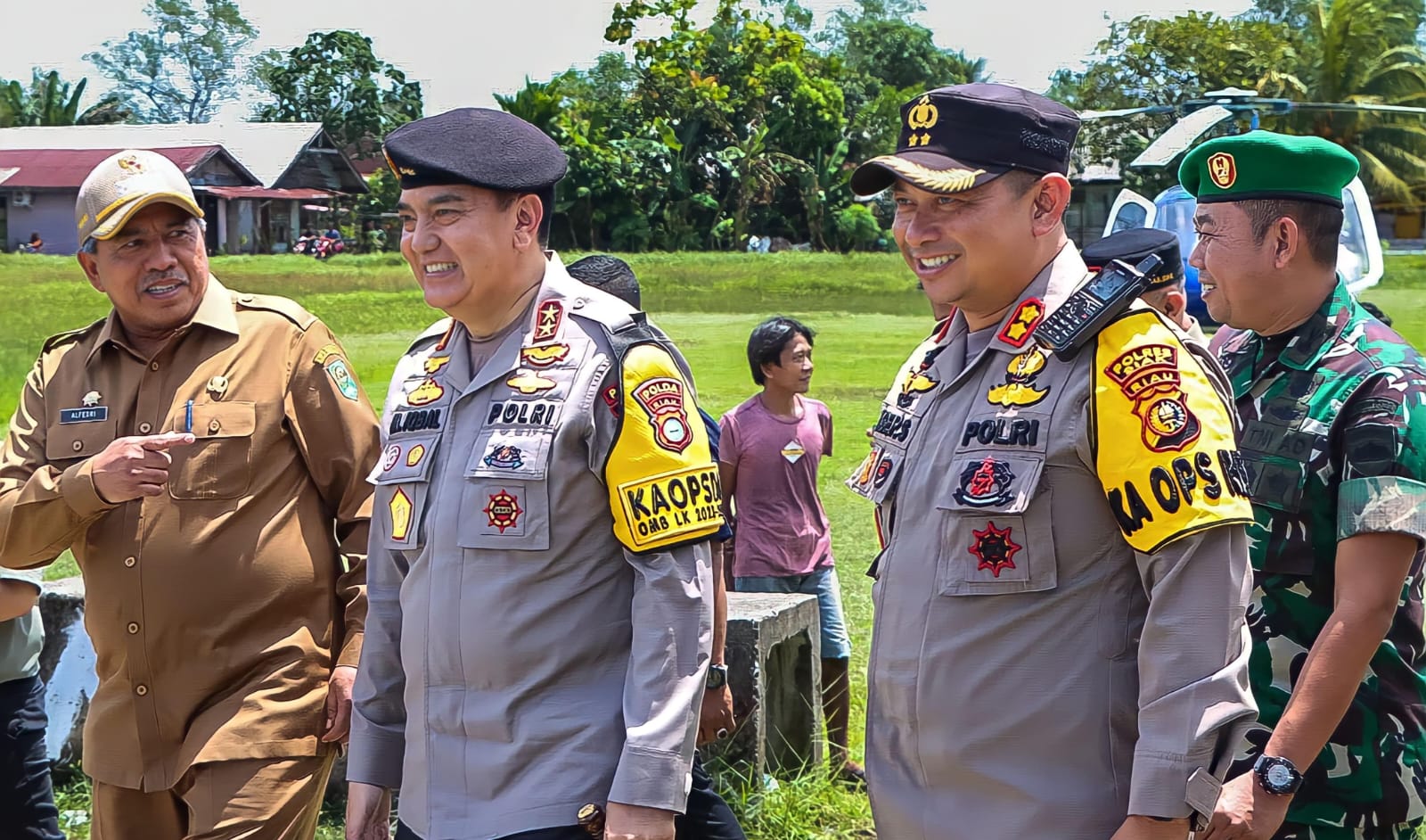 Foto Pastikan Kesiapan Pemilu di Kabupaten Siak, Ini Pesan Kapolda Riau