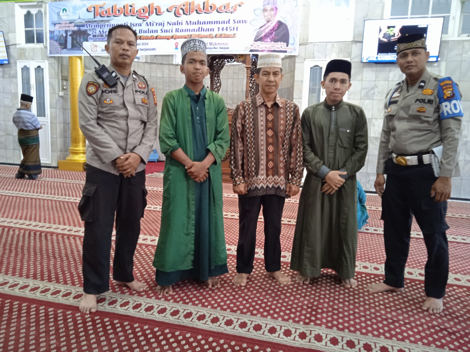 Foto Polsek Sukajadi Ajak Warga Kampung Melayu Jaga Kamtibmas dan Dukung Pemilu Damai