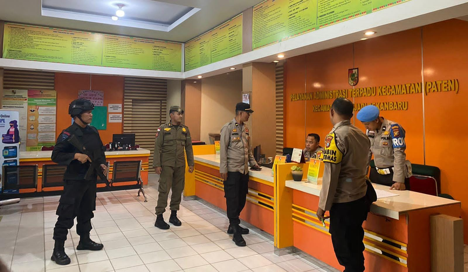 Foto Patroli Sinergitas Digelar di Pekanbaru untuk Jaga Keamanan Pemilu