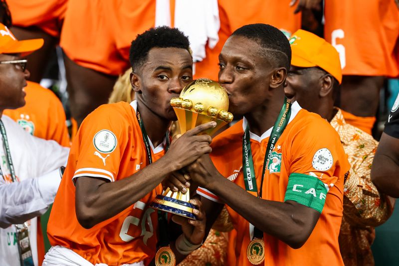 Foto Pantai Gading juara Piala Afrika 