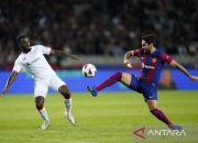 Foto Barcelona 1-0 atas Osasuna,Vitor Roque Cetak Gol Debut