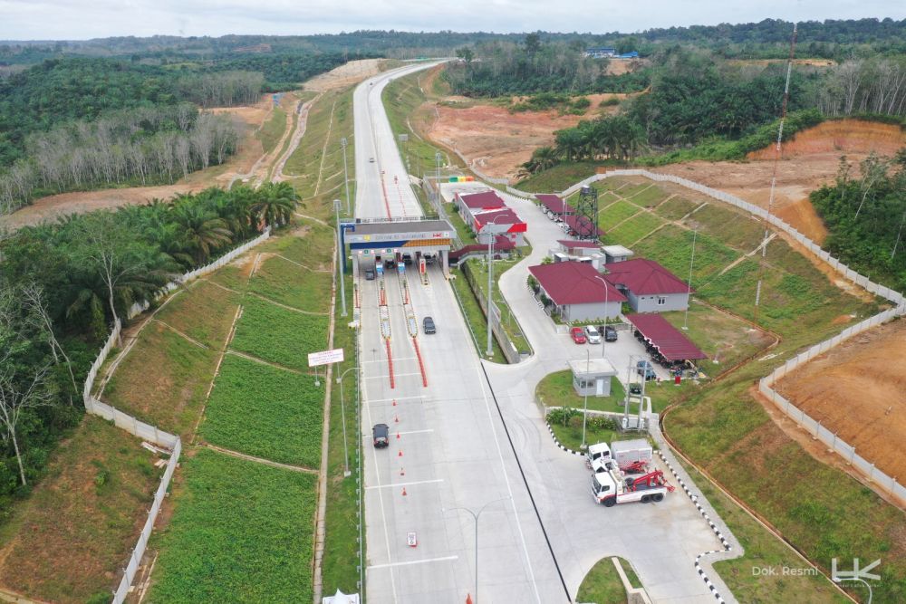 Foto Mudik Lebaran 2024 Tol Bangkinang-Koto Kampar Difungsionalkan