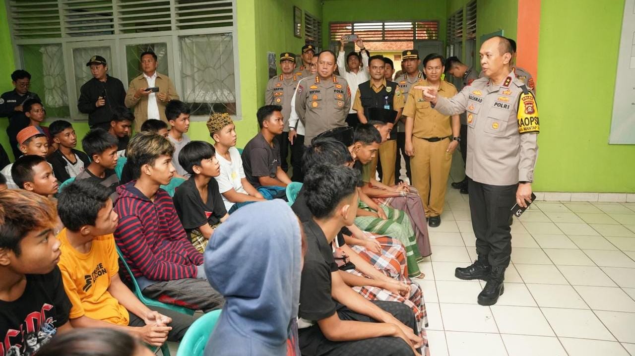 Foto Kapolda Sumsel Kunjungi Panti Sosial Rehabilitasi ABH di Ogan Ilir, Begini Pesannya