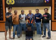 Foto Polres Pessel Tangkap Pengedar Narkoba di Bukit Putus Painan