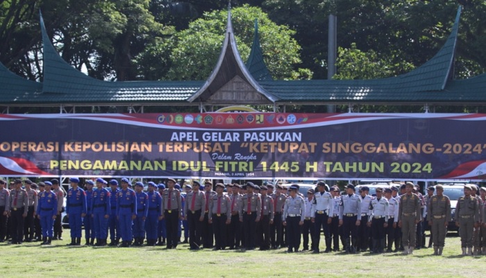 Foto Operasi Ketupat Singgalang Dimulai, 2.545 Personel Dikerahkan