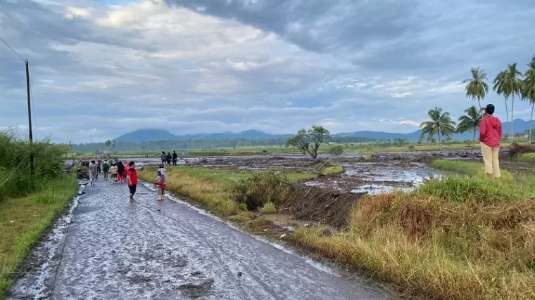 Dampak banjir lahar dingin di Sumbar