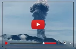 Video Gunung Marapi Sumatera Barat Meletus Lagi